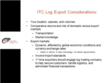 Click to View: 16. ITC Log Export Considerations: