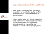 Click to View: 9. Export Harvesting Activities and Costs